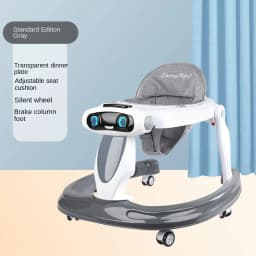LazyChild Baby Walker For Zero To One Year Old Anti Bow Leg Anti Rollover Multifunctional Pushable Foldable
