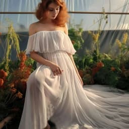 Maternity Dress Snow Chiffon Gown One-Shoulder Dress for Photoshoot Elegant Pregnancy Dress for Baby Showers Photography
