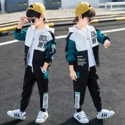 Child Tracksuit Hooded Clothes Boys Sport Suit for Teenager Kids Cotton Casual Sports Suit Children Fashion Hoodies and Pants