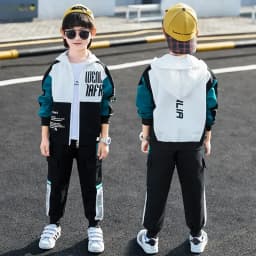 Child Tracksuit Hooded Clothes Boys Sport Suit for Teenager Kids Cotton Casual Sports Suit Children Fashion Hoodies and Pants