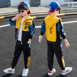 Child Tracksuit Hooded Clothes Boys Sport Suit for Teenager Kids Cotton Casual Sports Suit Children Fashion Hoodies and Pants