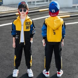 Child Tracksuit Hooded Clothes Boys Sport Suit for Teenager Kids Cotton Casual Sports Suit Children Fashion Hoodies and Pants