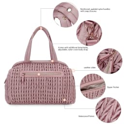 New Mommy Bag Hand-held Single Shoulder Baby Mommy Bag Large Capacity Waterproof Insulation Milk Bottle Mother and Baby Bag