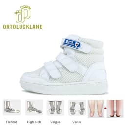 Ortoluckland Kids Sneakers Girls Tennis Sporty Orthopedic Boots For Children Toddlers Tiptoeing Flatfeet Casual Shoes Size20-36