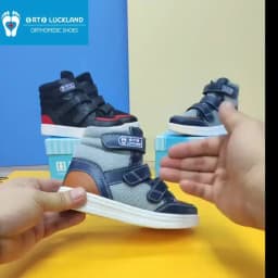 Ortoluckland Kids Sneakers Girls Tennis Sporty Orthopedic Boots For Children Toddlers Tiptoeing Flatfeet Casual Shoes Size20-36