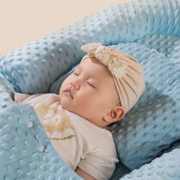 Baby Pillows 0-12 Month Newborn Baby Crib Portable Slope Pads Sleeping Pillow for Baby Infant Anti Spitting Milk Feeding Bed