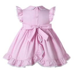 Pettigirl New Arrival Smocked baby dress 100% Cotton baby girl birthday dresses with Matching Shorts