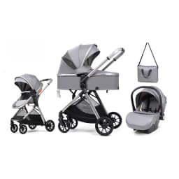 3 in 1 Multifunctional Baby Stroller Equipped with Car Seats for Sitting and Lying Down, Lightweight and Comes with A Mommy Bag