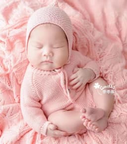 Knitted Baby Boy Costume Newborn Photography Props Long Sleeve Infant Bodysuit Newborn Photography Outfit Baby Girl Accessories