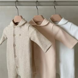 2026 Spring New Baby Long Sleeve Lapel Romper Cotton Infant Boy Girl Solid Casual Jumpsuit Newborn Toddler Clothes 0-24M