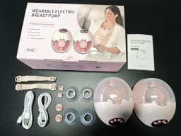 Hands-Free Wearable Breast Pump – Electric, BPA-Free, with Heating & UV Sterilizer | Wireless Upgrade Option