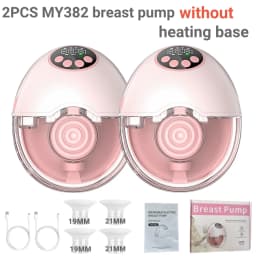 Hands-Free Wearable Breast Pump – Electric, BPA-Free, with Heating & UV Sterilizer | Wireless Upgrade Option