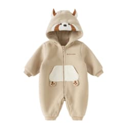 Dave Bella Baby Jumpsuit Newborn Creeper Winter Boys Girls Baby Fashion Casual Cartoon Cute Romper Outdoor Warm DB4236421-B