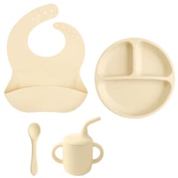 Children’s Tableware Set Made of Silicone for Serving Food