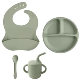 Children’s Tableware Set Made of Silicone for Serving Food