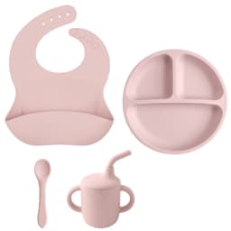 Children’s Tableware Set Made of Silicone for Serving Food