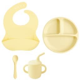 Children’s Tableware Set Made of Silicone for Serving Food