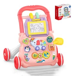 PANGDUBE Early Educational Baby Walker with Artboard Toy Baby Activities Learning Walking Toys Walkers for Baby Assisted Walking