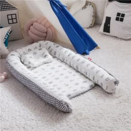 Baby Nest Bumper Sleeping Bed Portable Baby Crib Infant Cradle Cot Newborn Nursery Bassinet Travel Folding