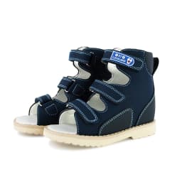 Children Sandals Kids Boys Orthopedic Arch Support Shoes Summer Girls Toddler Leather Flatfeet Footwear 2To 12Years Age