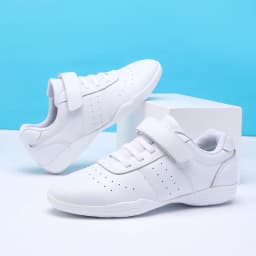 BAXINIER Youth Cheerleading Shoes Girls White Dance Shoes Women Sneakers Training Tennis Kids Competitive Aerobics Shoes