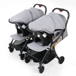 Twins Baby stroller with car seats 0-3 years lightweight baby stroller 3in1 four wheels Shock absorption folding for Two babies
