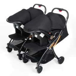 Twins Baby stroller with car seats 0-3 years lightweight baby stroller 3in1 four wheels Shock absorption folding for Two babies