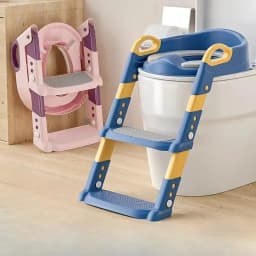New Stepped Children's Toilet Foldable Foot Stool Multi-functional Baby Toilet Training Potty Ladder for Kids