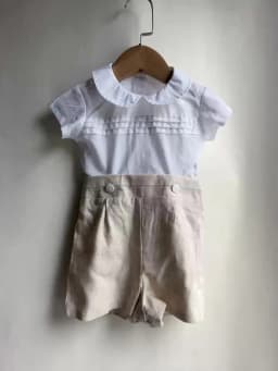 Baby Boys Clothes Set Infant Birthday Suit Kids Spanish Cotton Outfits Toddler Wedding Party Wear
