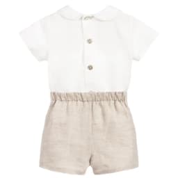 Baby Boys Clothes Set Infant Birthday Suit Kids Spanish Cotton Outfits Toddler Wedding Party Wear