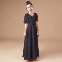A-Line Spoon Floor-Length Chiffon Lace Little Bridesmaid Dress Princess Little Girl Flower Girl Dress Wedding Party