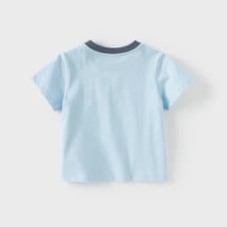 Dave Bella Boys Summer T-shirt Casual Short Sleeve Tops Children Cartoon Printed Cotton T-shirt Casual Kids Clothes DB2250239