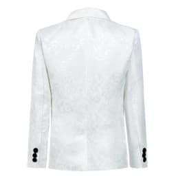Royal Blue Paisley Suit Set or Children 3-14 Years Communion Suit Boys Wedding Suits 4-Piece Jacket Vest Pants Bowtie