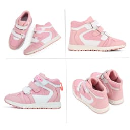 Ortoluckland Girls Shoes Boys Kids Orthopedic Mesh Sneakers Children Sporty Leather Boots With Arch Support Insole 4to 12Years