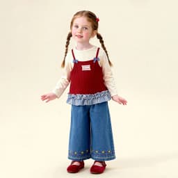 Amila 2026 Spring Girls' T-Shirt Set Sweet And Versatile Long Sleeve Bottom Shirt Strap Two Piece Set Trendy Daily Fashion