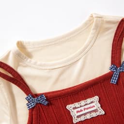Amila 2026 Spring Girls' T-Shirt Set Sweet And Versatile Long Sleeve Bottom Shirt Strap Two Piece Set Trendy Daily Fashion