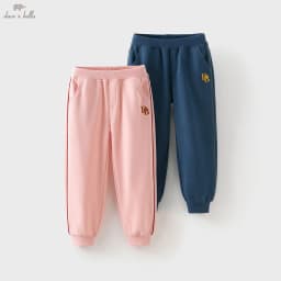 Dave Bella Children Pants Autumn Winter Boys Girls Cotton Sports Trousers Elastic Waist Casual Outerwear Kids Clothing DK3252966