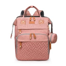 3 In 1 Diaper Bag Backpack Foldable Baby Bed Waterproof Travel Bag with USB Charge Nappy Stroller Bag with Changing Bed 3 Types