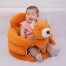 Sponge Fill Children's Cartoon Animal Learning Seat Baby Sofa Support Seat Cover Plush Chair Feeding Portable Seat Soft Cushion