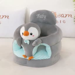 Sponge Fill Children's Cartoon Animal Learning Seat Baby Sofa Support Seat Cover Plush Chair Feeding Portable Seat Soft Cushion