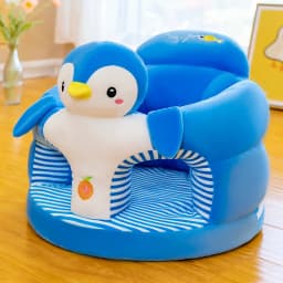 Sponge Fill Children's Cartoon Animal Learning Seat Baby Sofa Support Seat Cover Plush Chair Feeding Portable Seat Soft Cushion