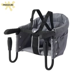 PANGDUBE Foldable Baby High Chair Portable Feeding Chair Booster Seat with Safety Belt Toddler Dining Chair for Infant Travel