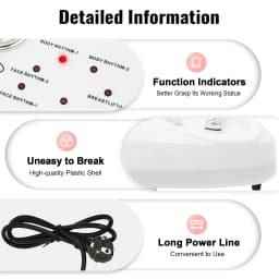 Vacuum Therapy Machine, Professional Acupoint Cupping Body Shaping Electric Device, for Personal Body Care, W/ 24 Cups & 3 Pumps