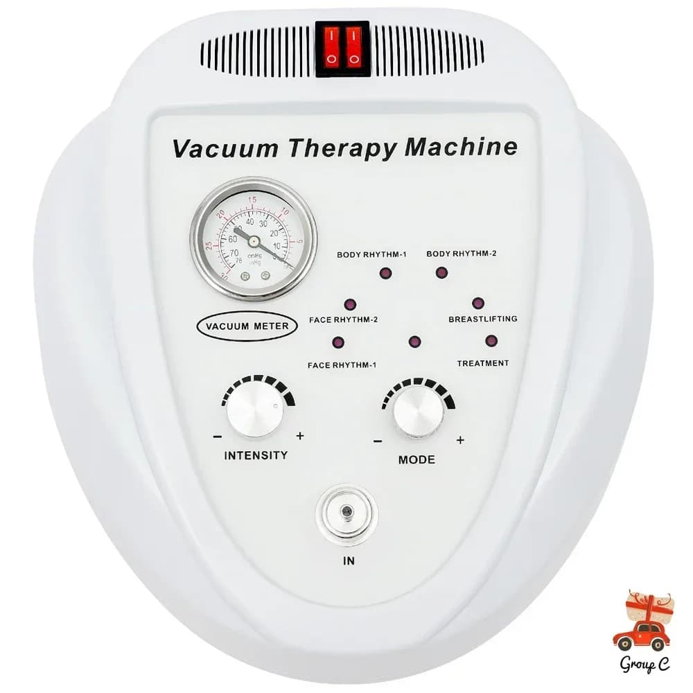 Vacuum Therapy Machine, Professional Acupoint Cupping Body Shaping Electric Device, for Personal Body Care, W/ 24 Cups & 3 Pumps
