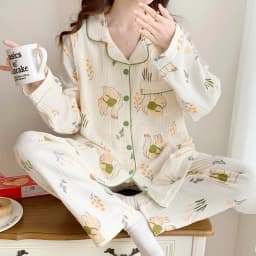 Cotton Gauze Maternity Robe Thin Kimono Nursing Pajamas for Pregnancy Postpartum Breastfeeding Home Wear Spring Autumn Summer