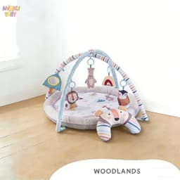 Foldable Baby Playmats and Gyms Safe Playpen-Style Baby Activity Gym with Pillow and Toys Removable Padding Thick Breathable Baby Play Mat Early Learning Gym Floor Mats with Foldable Storage for Newborns 0-36M