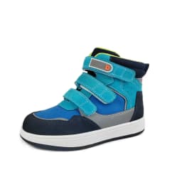 Kids Boys Sneakers Leather Orthopedic Shoes For Children Toddler Adjustable Strap Corrective Sporty Casual School Footwear