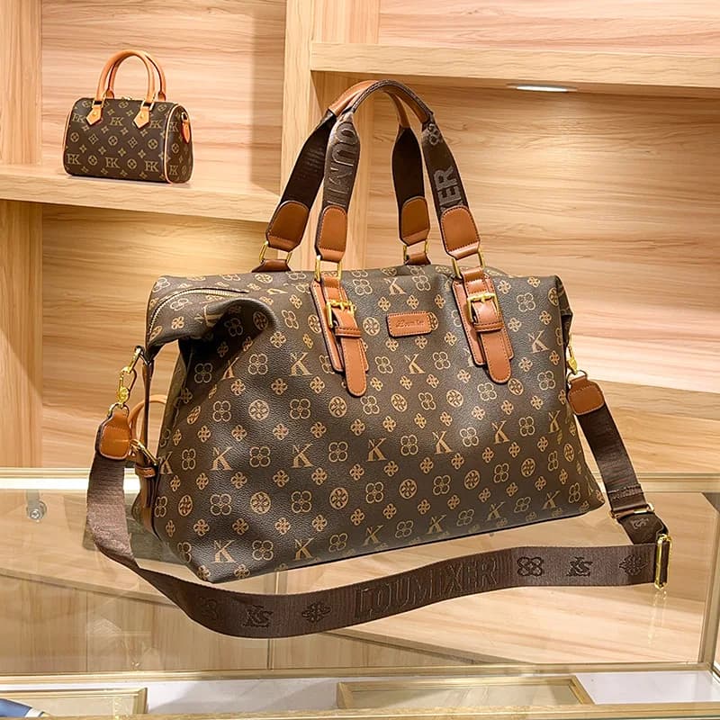 Trendy Paris Fashion Diaper Bag For Women Elegant Leather Crossbody Handbag Designer Minimalist Retro Messenger Purse And Tote
