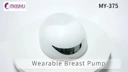 Portable Breast Pump Hands Free Wireless Wearable Electric Breast Pump BPA Free 4 Modes 12 Levels Silicone with LED Display