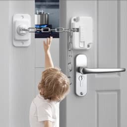 Child Safety Locks, Upgraded Adjustable Window Restrictors, Door Locks, Refrigerator Locks, Guard